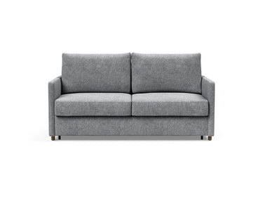 Neah 160 sovesofa med slim armlæn i 565 Twist Granite, set forfra