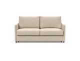 Neah 160 sovesofa med slim armlæn i 586 Phobos Latte, set forfra