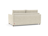 Neah 160 sovesofa med slim armlæn i 357 Taura Off White, set skråt bagfra