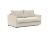 Neah 160 sovesofa med slim armlæn i 357 Taura Off White, set skråt forfra