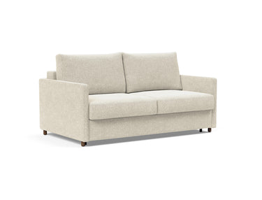 Neah 160 sovesofa med slim armlæn i 357 Taura Off White, set skråt forfra