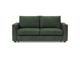 Neah 160 sovesofa med standard armlæn i 281 Avella Pine Green, set forfra