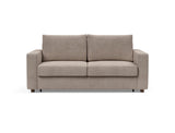 Neah 160 sovesofa med standard armlæn i 318 Cordufine Beige, set forfra