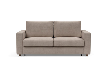 Neah 160 sovesofa med standard armlæn i 318 Cordufine Beige, set forfra