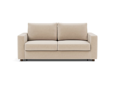 Neah 160 sovesofa med standard armlæn i 410 Esina Almond, set forfra