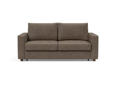 Neah 160 sovesofa med standard armlæn i 411 Esina Cedar Brown, set forfra