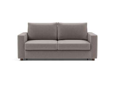 Neah 160 sovesofa med standard armlæn i 418 Esina Truffle, set forfra