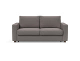 Neah 160 sovesofa med standard armlæn i 521 Mixed Dance Grey, set forfra