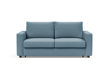 Neah 160 sovesofa med standard armlæn i 525 Mixed Dance Light Blue, set forfra