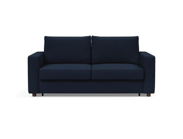 Neah 160 sovesofa med standard armlæn i 528 Mixed Dance Blue, set forfra