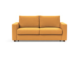 Neah 160 sovesofa med standard armlæn i 536 Bouclé Ochre, set forfra