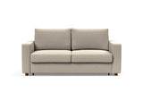 Neah 160 sovesofa med standard armlæn i 539 Bouclé Beige, set forfra