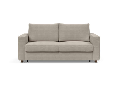 Neah 160 sovesofa med standard armlæn i 579 Kenya Gravel, set forfra