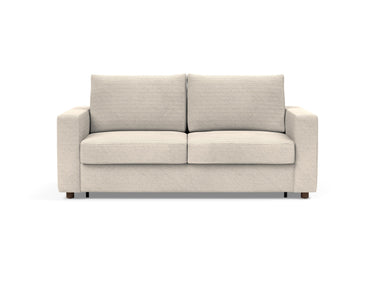 Neah 160 sovesofa med standard armlæn i 594 Corduroy Ivory, set forfra