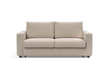 Neah 160 sovesofa med standard armlæn i 612 Blida Sand Grey, set forfra