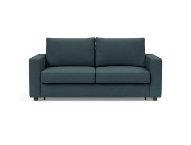 Neah 160 sovesofa med standard armlæn i 851 Mahoga Dark Blue, set forfra