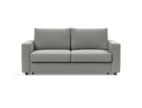 Neah 160 sovesofa med standard armlæn i 853 Mahoga Dove Grey, set forfra