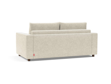 Neah 160 sovesofa med standard armlæn i 357 Taura Off White, set skråt bagfra