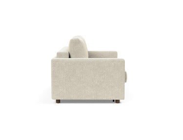 Neah 160 sovesofa med standard armlæn i 357 Taura Off White, set fra siden