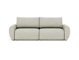 Norum sovesofa med Curve armlæn i 280 Avella Sand, set forfra
