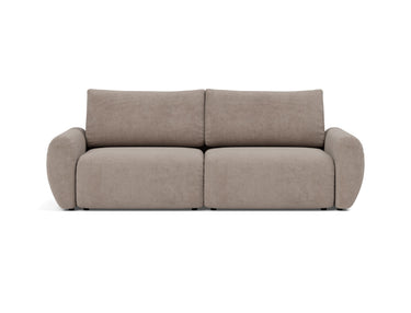 Norum sovesofa med Curve armlæn i 318 Cordufine Beige, set forfra