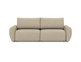 Norum sovesofa med Curve armlæn i 356 Taura Sand, set forfra