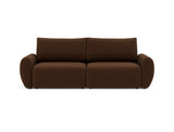 Norum sovesofa med Curve armlæn i 359 Taura Cappucino, set forfra
