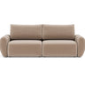Norum sovesofa med Curve armlæn i 417 Esina Mocha, set forfra