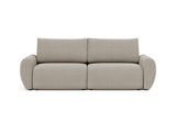 Norum sovesofa med Curve armlæn i 579 Kenya Gravel, set forfra