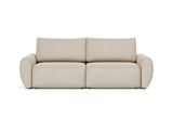 Norum sovesofa med Curve armlæn i 586 Phobos Latte, set forfra