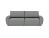 Norum sovesofa med Curve armlæn i 852 Mahoga Seal Grey, set forfra