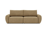 Norum sovesofa med Curve armlæn i 860 Yogia Olive Brown, set forfra