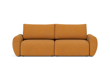 Norum sovesofa med Curve armlæn i 893 Mozart Masala, set forfra