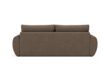 Norum sovesofa med Curve armlæn i 411 Esina Cedar Brown, set bagfra