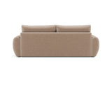 Norum sovesofa med Curve armlæn i 417 Esina Mocha, set bagfra