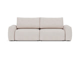 Norum sovesofa med Chunky armlæn i 300 Weda Sand, set forfra