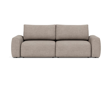 Norum sovesofa med Chunky armlæn i 472 Yuveno Warm Grey, set forfra