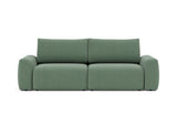 Norum sovesofa med Chunky armlæn i 518 Elegance Green, set forfra
