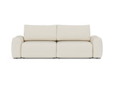 Norum sovesofa med Chunky armlæn i 531 Bouclé Off White, set forfra