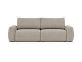 Norum sovesofa med Chunky armlæn i 579 Kenya Gravel, set forfra