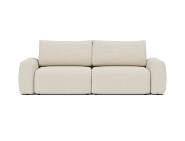 Norum sovesofa med Chunky armlæn i 594 Corduroy Ivory, set forfra