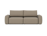 Norum sovesofa med Chunky armlæn i 850 Mahoga Caramel, set forfra