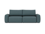 Norum sovesofa med Chunky armlæn i 851 Mahoga Dark Blue, set forfra