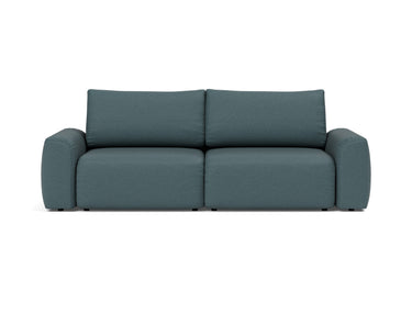 Norum sovesofa med Chunky armlæn i 851 Mahoga Dark Blue, set forfra