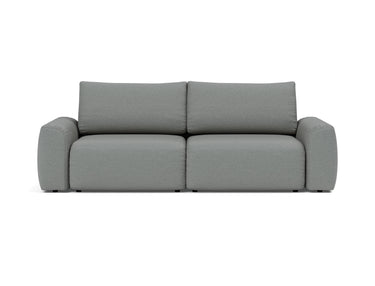 Norum sovesofa med Chunky armlæn i 852 Mahoga Seal Grey, set forfra