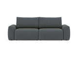 Norum sovesofa med Chunky armlæn i 894 Mozart Grey Bronze, set forfra