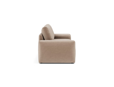 Norum sovesofa med Chunky armlæn i 417 Esina Mocha, set fra siden