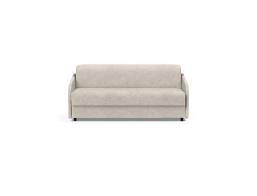 Eivor 140 sovesofa med Spring madras i 280 Avella Sand, set forfra
