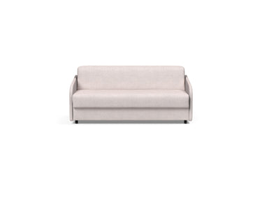 Eivor 140 sovesofa med Spring madras i 300 Weda Sand, set forfra