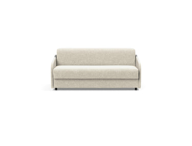 Eivor 140 sovesofa med Spring madras i 357 Taura Off White, set forfra